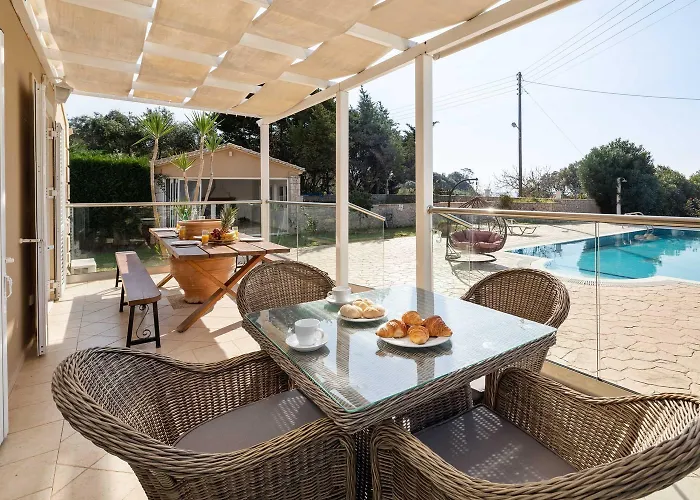 Kalypso With Private Swimming Pool 빌라 Halikounas