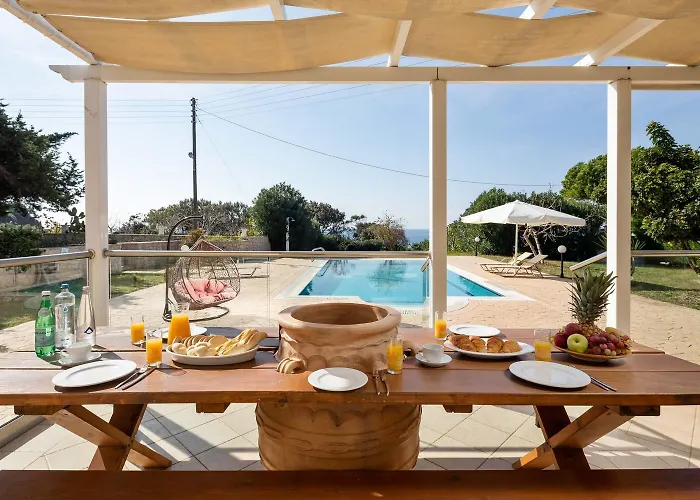 Kalypso With Private Swimming Pool 빌라 Halikounas
